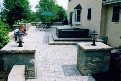 Patio with Hot Tub